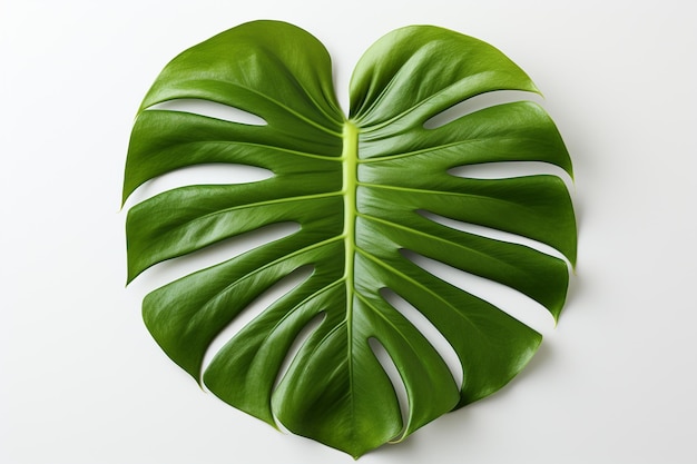 leaf background plant monstera nature tropical green palm texture foliage isolated