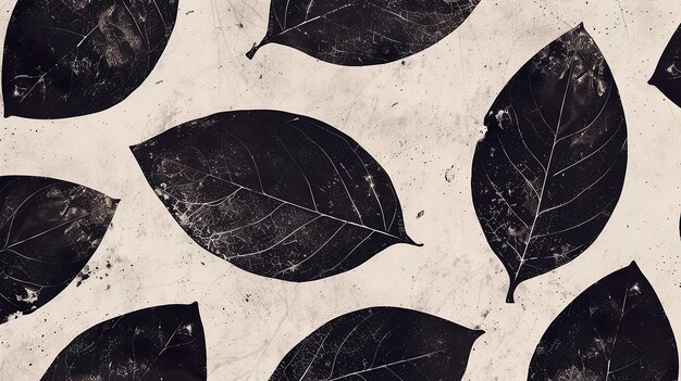 leaf seamless pattern vintage background