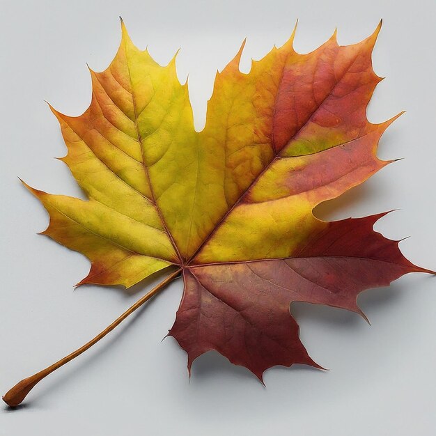 a leaf that has the word autumn on it