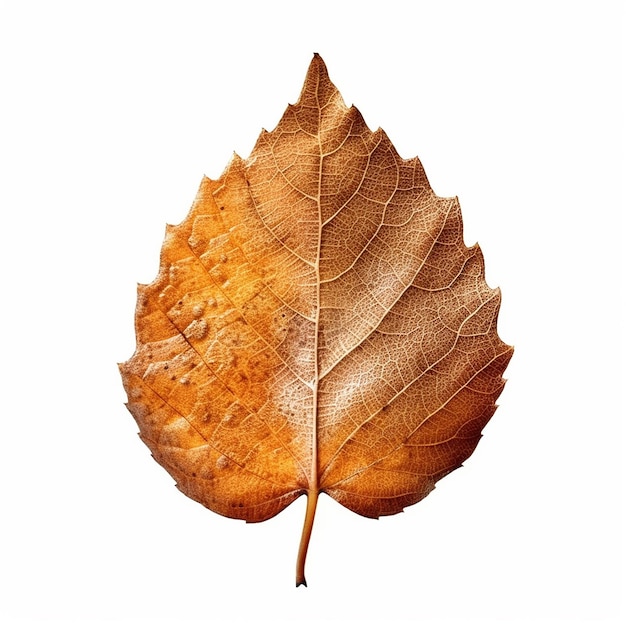 A leaf that has the word autumn on it