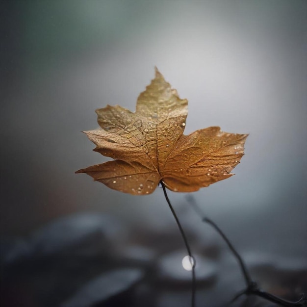 a leaf that has the word oak on it