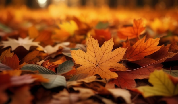 A leaf that is on a table with the word fall on it