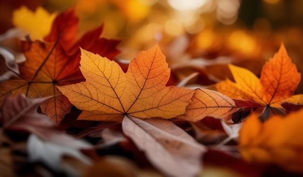 A leaf that is on a tree with the word autumn on it