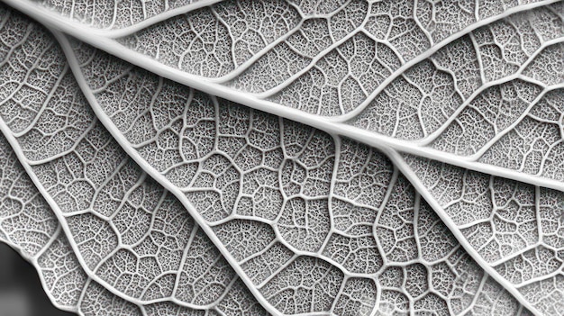 Leaf Veins Macro Photography