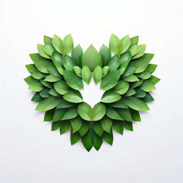 Leafy Harmony A Heartwarming Green Melody Generative AI