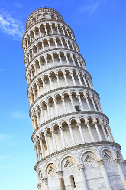 The Leaning Tower of Pisa in Italy