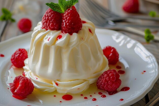 Learn to prepare a classic Bavarian cream dessert generative ai