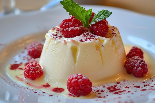 Learn to prepare a classic Bavarian cream dessert generative ai