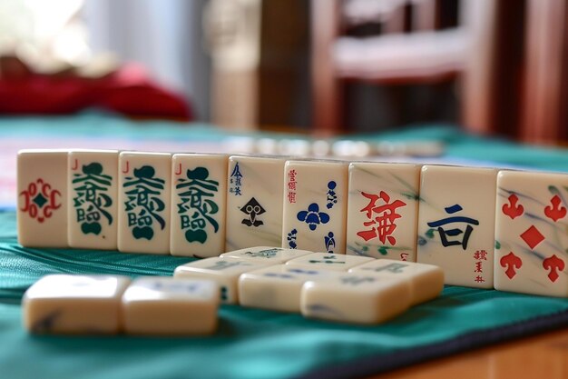 Photo learning from elders wisdom about mahjong strategi generative ai