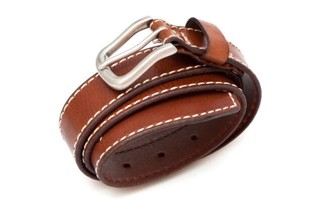 Leather belt