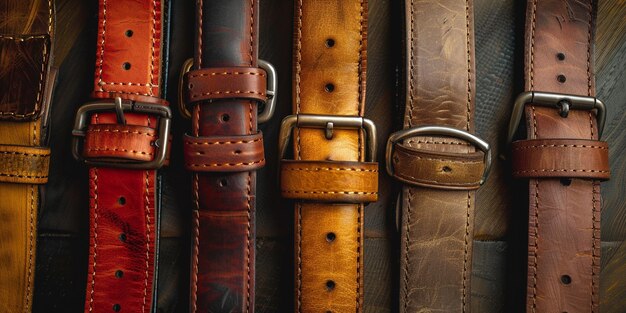 Photo a leather belt