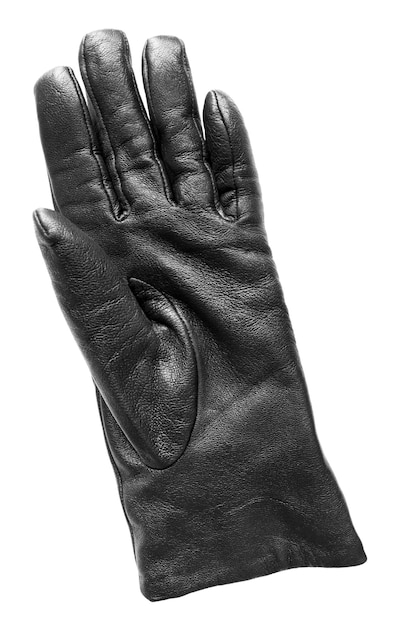 Leather glove isolated