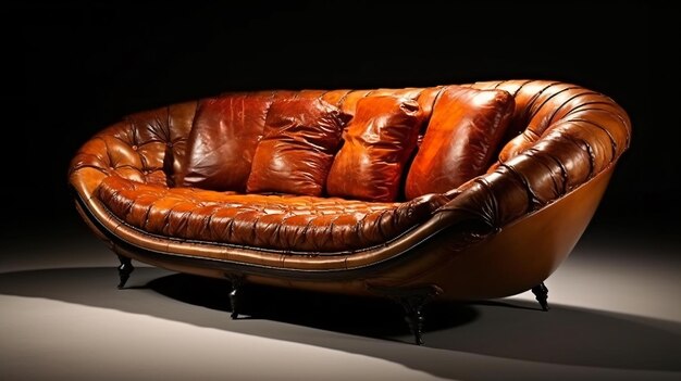 leather luxurious sofa couch