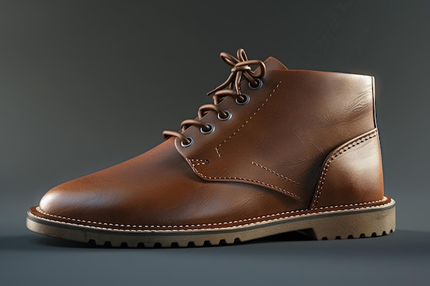 Leather men shoe