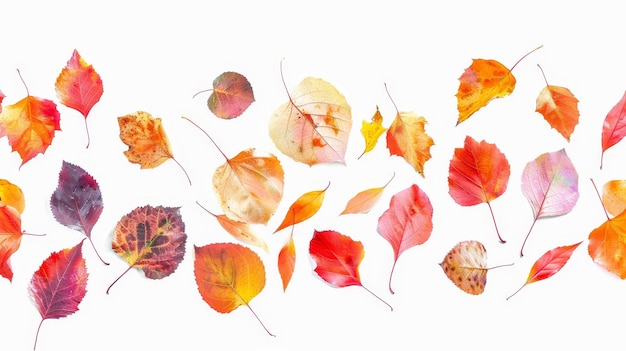 Leaves on transparent background