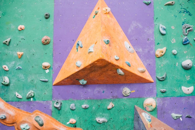 Ledge on climbing wall