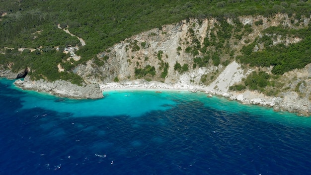 Lefkada  The beaches are notable for sheer cliffs and turquoise water Greece