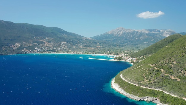 Lefkada  The beaches are notable for sheer cliffs and turquoise water Greece