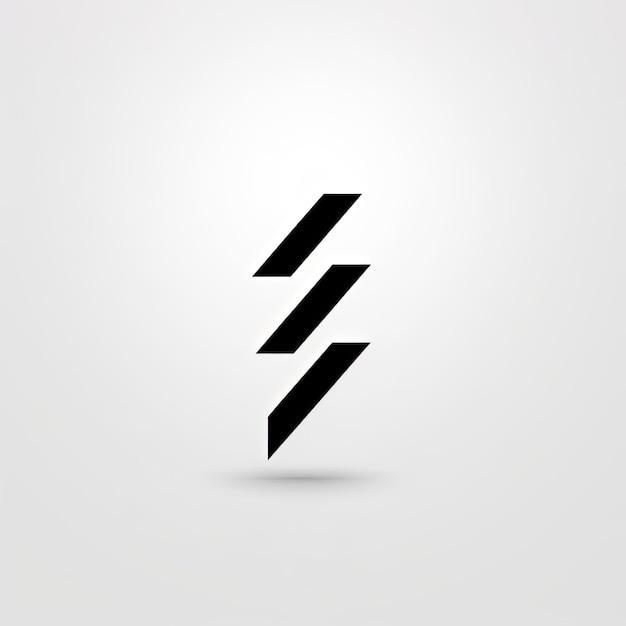 left arrow icon illustration in black on white in the style of minimalist backgrounds