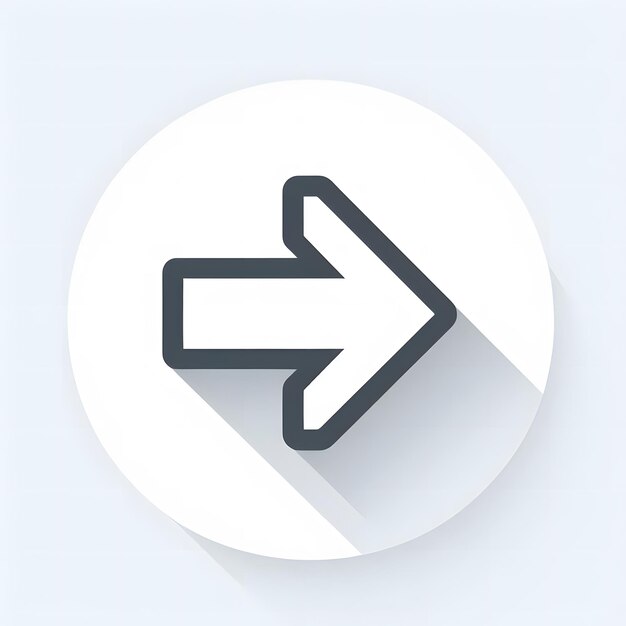 Photo left arrow icon navigation and directional ui elements for web and app design vector graphic