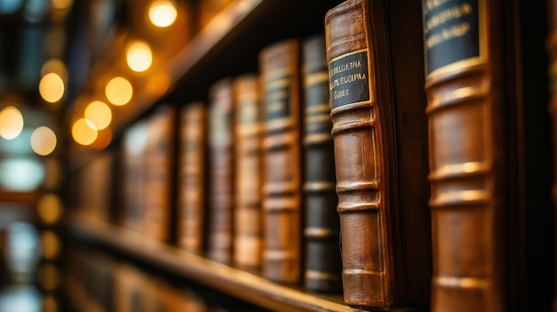 legal code book on a library shelf library lighting