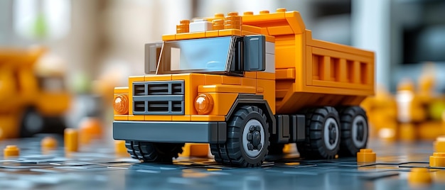 Photo lego construction vehicles