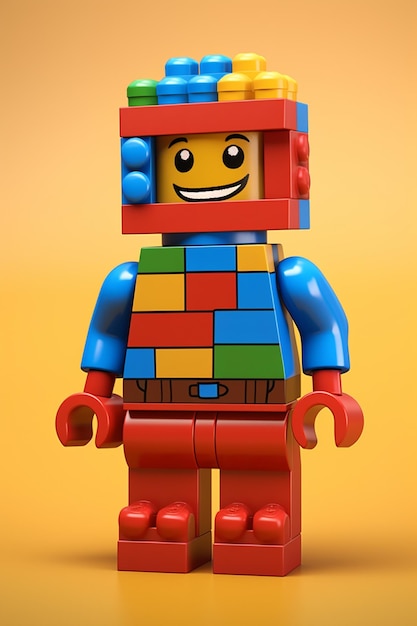 LEGO DUPLO Cartoon Character in Fun Style