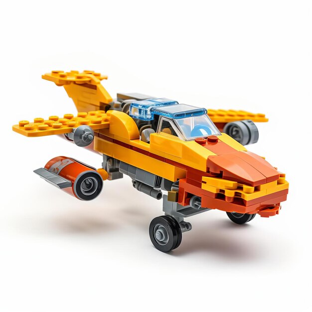 Photo lego flying car a toystyle adventure