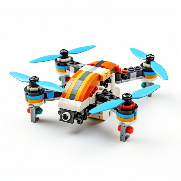 Photo lego quadcopter toystyle aerial fun