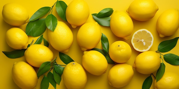 Lemon Harvest Many Yellow Lemons