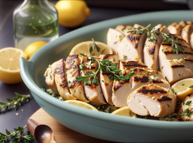 Lemon herb grilled chicken