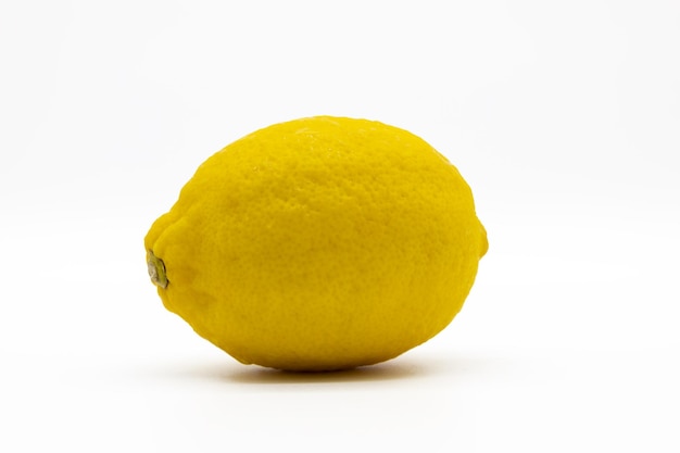 Lemon isolated on white background Fresh lemon