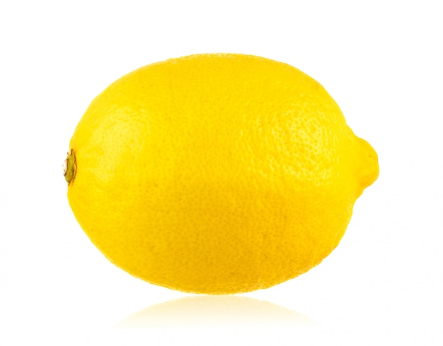 Lemon isolated on white background