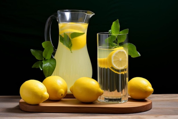 Lemon juice in clear vessel natural cool lemon juice lemon drink splash