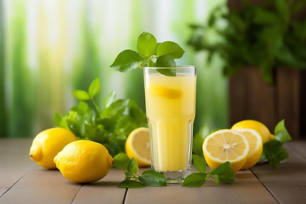 Lemon juice in elegant tumbler natural cool lemon juice lemon drink splash