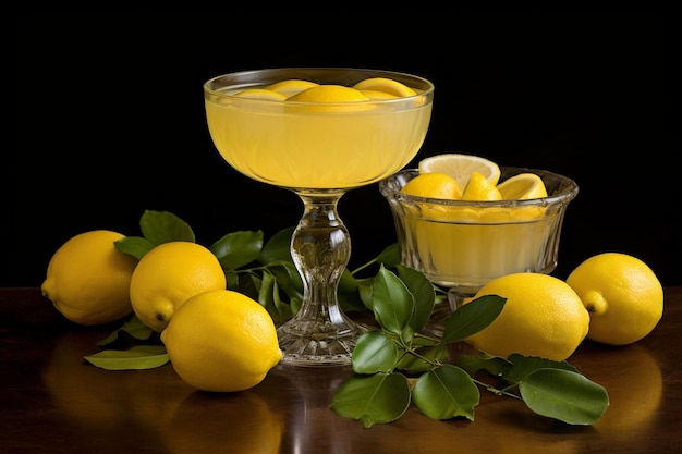 Lemon juice in glass chalice natural cool lemon juice lemon drink splash