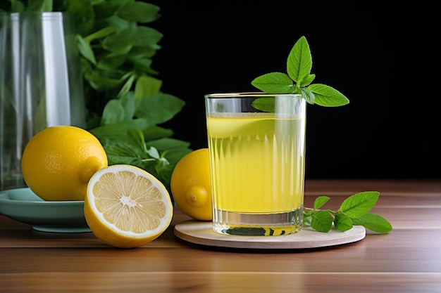 Lemon juice in glass tumbler natural cool lemon juice lemon drink splash