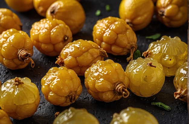 Lemon juice in lemongarlic roasted chickpeas