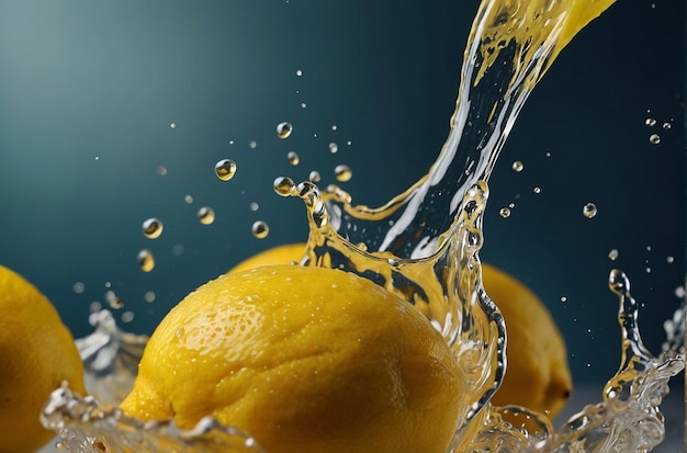 Lemon Juice Splash in Action