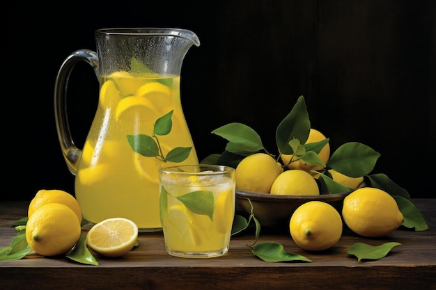 Lemon juice with lemon peels natural cool lemon juice lemon drink splash