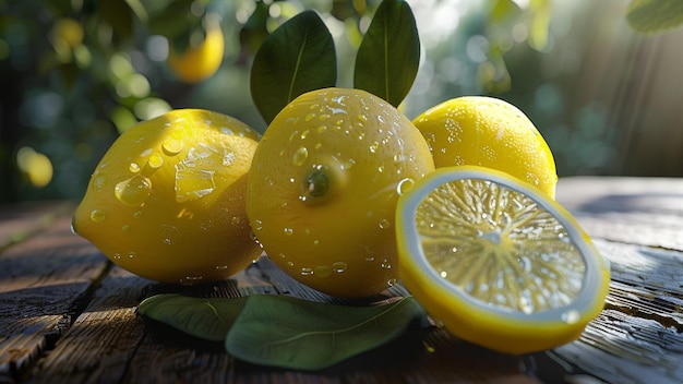 lemon realistic photo