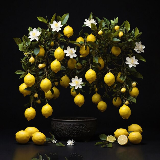 Photo lemon tree