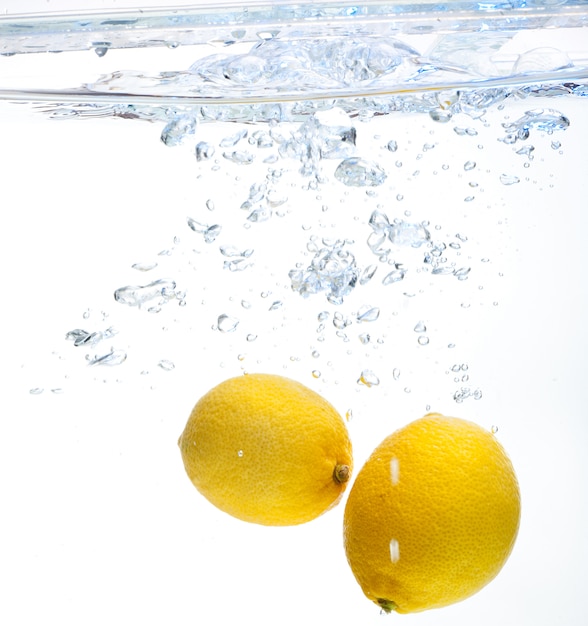 Lemon in the water