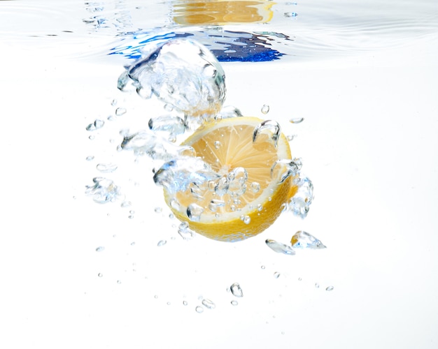 Lemon in the water