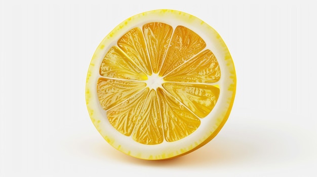 Photo a lemon with a cut in half and a half of it