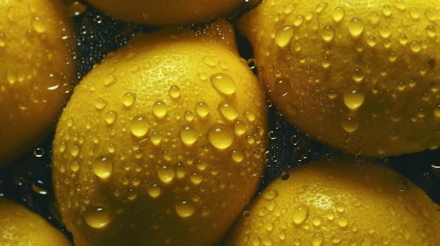 Lemons in a bowl of water