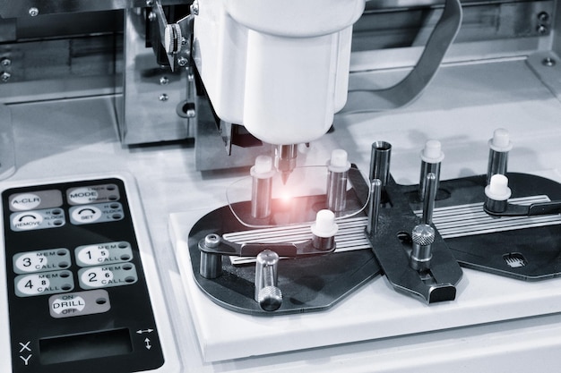 Lens manufacturing in modern laboratory