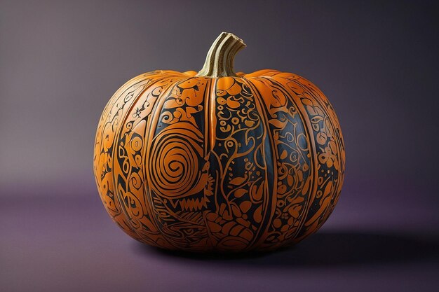 Photo leonardo kino xl pumpkin wrapped in twisted vines