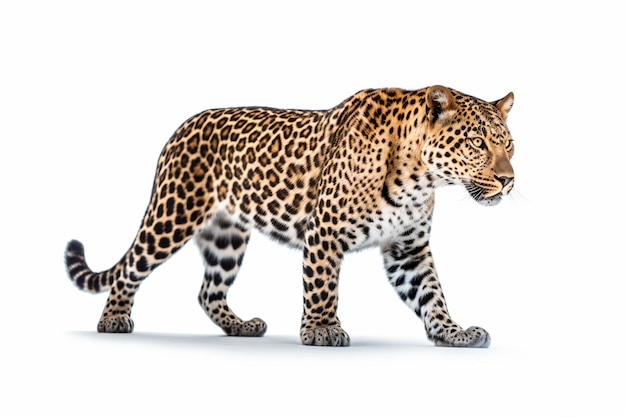 A leopard is shown in this image from the series the leopard.