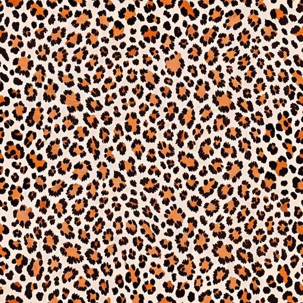 Photo leopard print on a white background